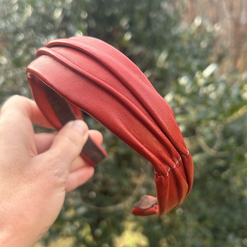 COLETTE MALOUF Soho NYC Designer Leather HEADBAND